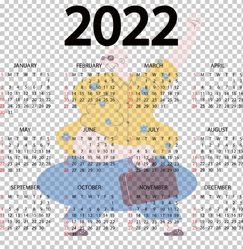 2022 Calendar Year 2022 Calendar Printable Year 2022 Calendar PNG, Clipart, Annual Calendar, Calendar, Calendar System, Calendar Year, Monday Free PNG Download