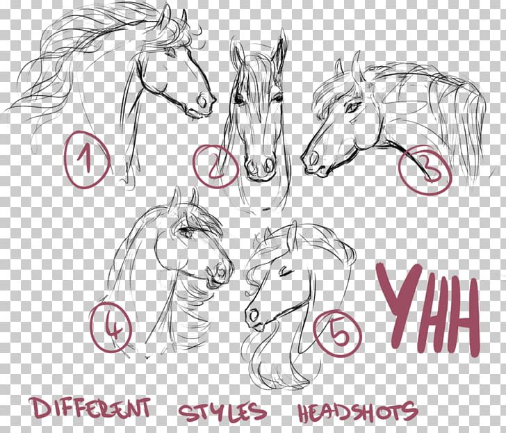 Mane Mustang Rein Line Art Sketch PNG, Clipart, Art, Artwork, Black And White, Cartoon, Drawing Free PNG Download