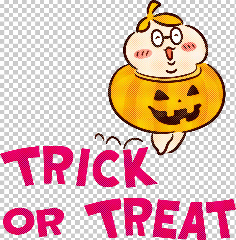 TRICK OR TREAT Halloween PNG, Clipart, Behavior, Cartoon, Geometry, Halloween, Happiness Free PNG Download