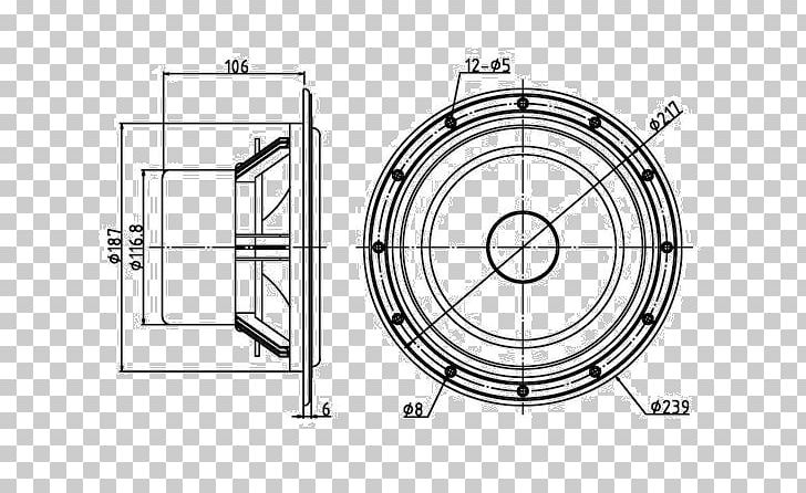 Loudspeaker Subwoofer Sound Speaker Driver Bass PNG, Clipart, Acoustics, Angle, Auto Part, Bass, Black And White Free PNG Download