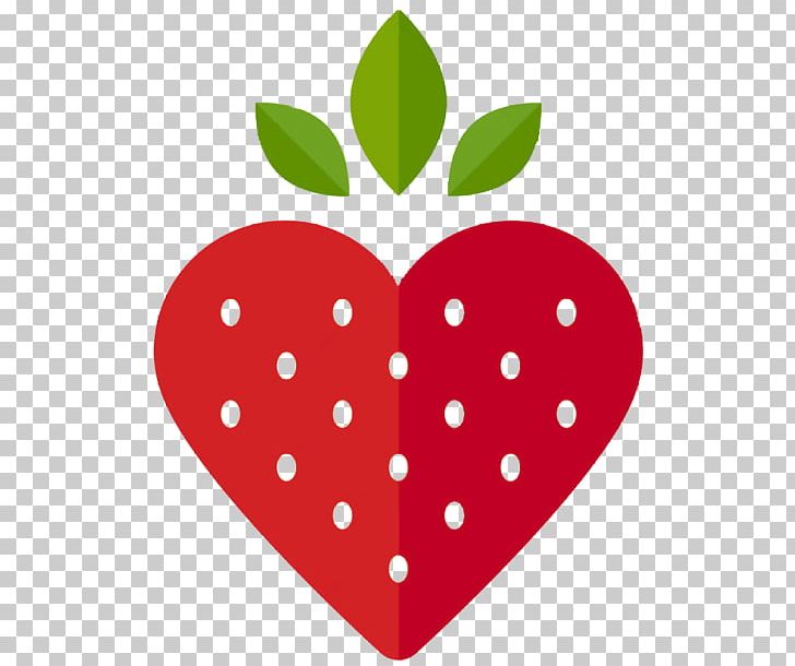 Strawberry Heart Flat Design PNG, Clipart, Apartment, Berry, Computer Icons, Flat Design, Fragaria Free PNG Download