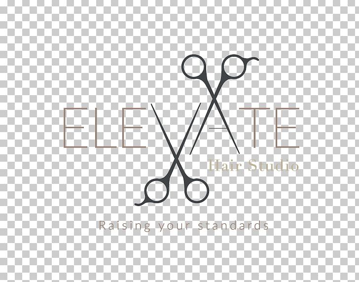 Elevate Hair Studio Beauty Parlour Scissors Logo Barber PNG, Clipart, Angle, Barber, Beauty Parlour, Brand, De Pere Free PNG Download