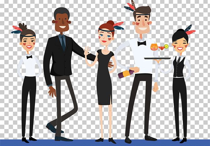Temptribe Hotel Waiter Hospitality Industry Png Clipart