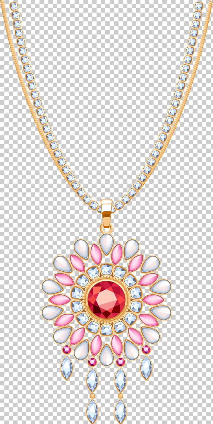 Necklace Jewellery Pendant Gemstone Diamond PNG, Clipart, Body Jewelry, Brooch, Chain, Circle, Diamond Necklace Free PNG Download