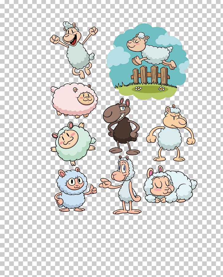 Sheep Cartoon Illustration PNG, Clipart, Animal, Animation, Art, Cartoon, Color Free PNG Download