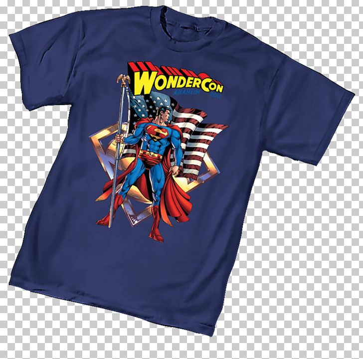 T-shirt Superman San Diego Comic-Con 2018 WonderCon Batman PNG, Clipart, 2018 Wondercon, Active Shirt, Batman, Batman V Superman Dawn Of Justice, Blue Free PNG Download