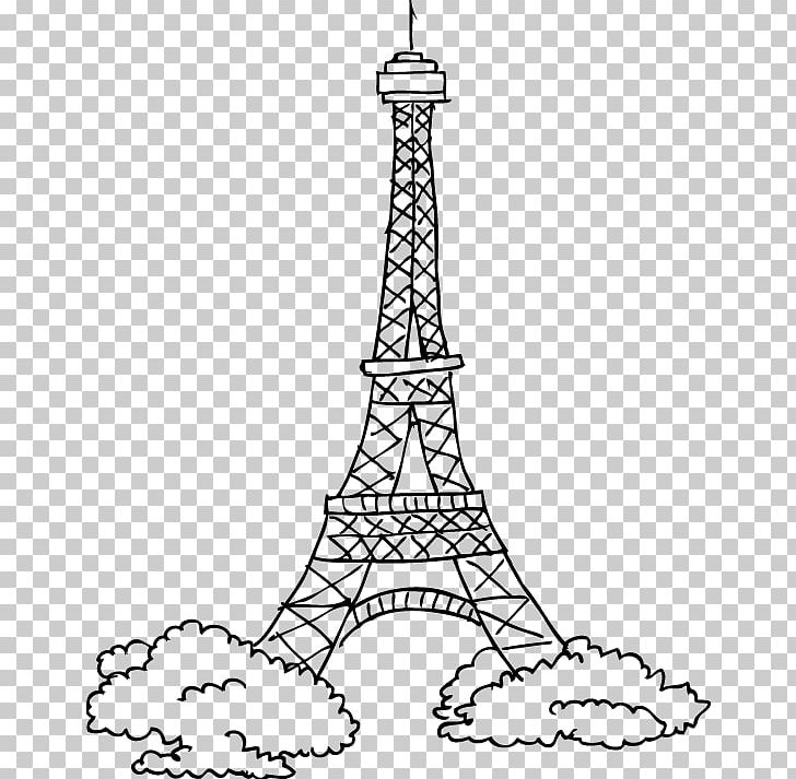 Eiffel Tower Passerelle Debilly Stencil Drawing PNG, Clipart, Area, Black And White, Drawing, Eiffel Tower, Line Free PNG Download