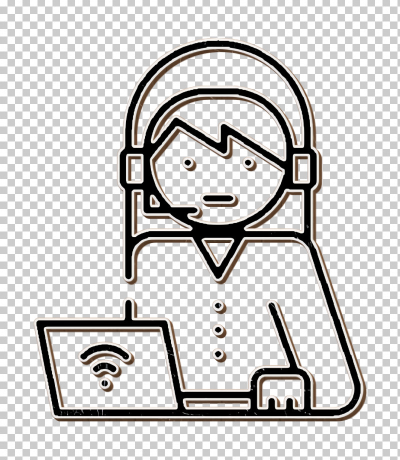 Operator Icon Support Icon Call Center Icon PNG, Clipart, Behavior, Call Center Icon, Cartoon, Geometry, Headgear Free PNG Download