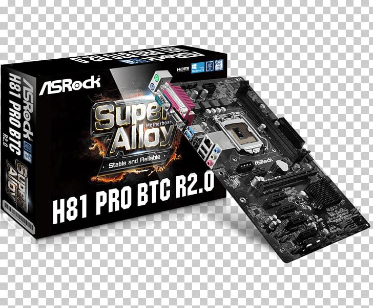 Intel LGA 1150 ASRock H81 Pro BTC Motherboard PNG, Clipart, Asrock, Asrock H81 Pro Btc, Atx, Bitcoin, Btc Free PNG Download