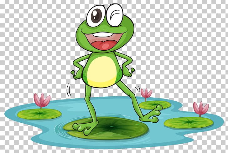 Edible Frog Amphibian Marsh Frog Illustration PNG, Clipart, Animals, Brook, Cartoon, Grass, Happy Free PNG Download