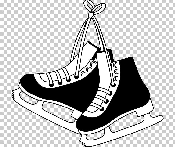 Ice Skates Ice Skating Ice Hockey PNG, Clipart, Artwork, Black, Black And White, Computer Icons, Figure Skate Free PNG Download