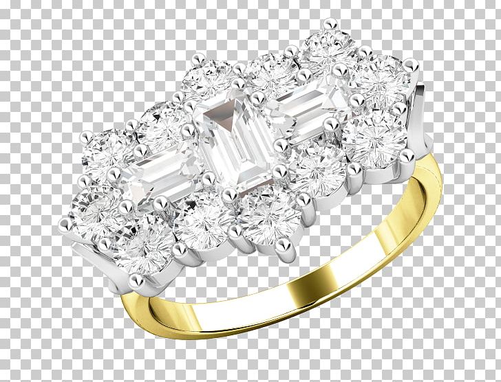 Wedding Ring Engagement Ring Gold Silver PNG, Clipart, Baguette, Blingbling, Bling Bling, Body Jewellery, Body Jewelry Free PNG Download
