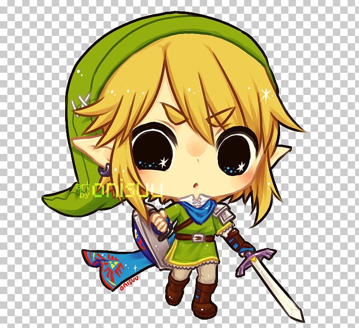 Link from The Legend of Zelda: Ocarina of Time by chibinoeru