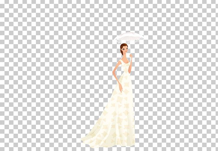 Bride White Gown Dress Wedding PNG, Clipart, Beige, Bride, Elements Vector, Formal Wear, Happy Birthday Vector Images Free PNG Download