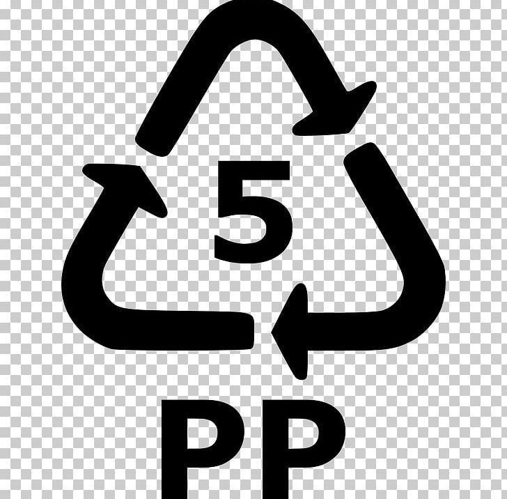Plastic Recycling Recycling Symbol Polyethylene Terephthalate PNG, Clipart, 5 Pp, Area, Black And White, Bottle, Brand Free PNG Download
