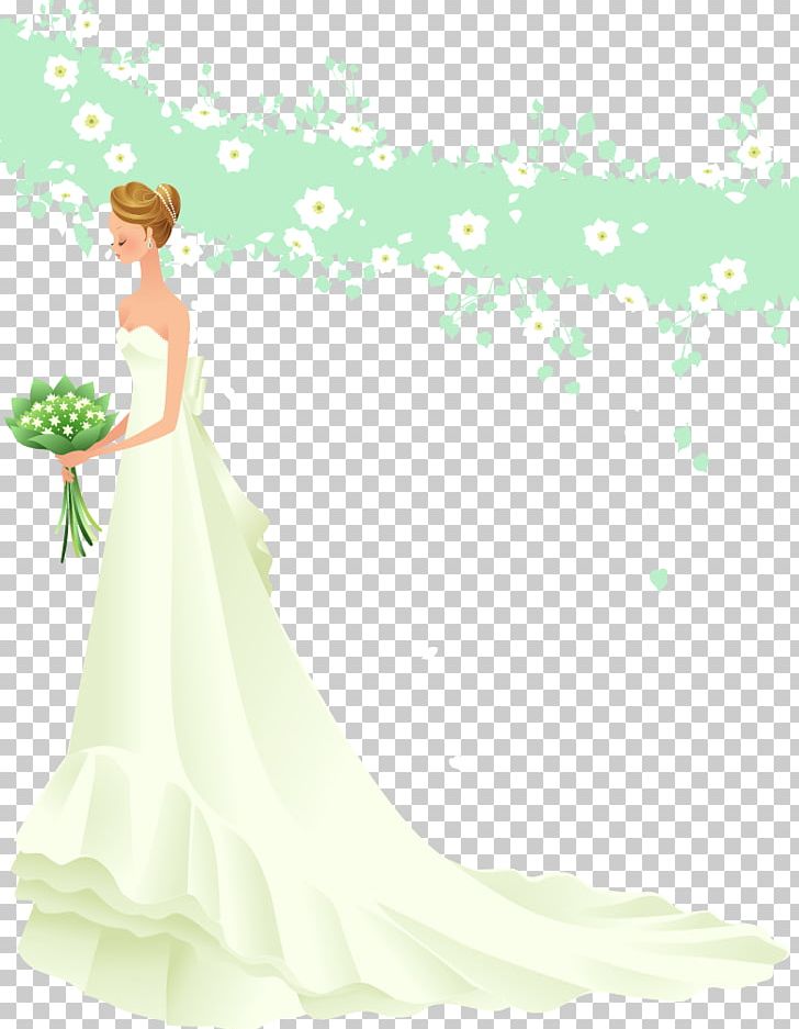 Bride Wedding Dress PNG, Clipart, Bride, Fashion Design, Flower, Girl, Happy Birthday Vector Images Free PNG Download