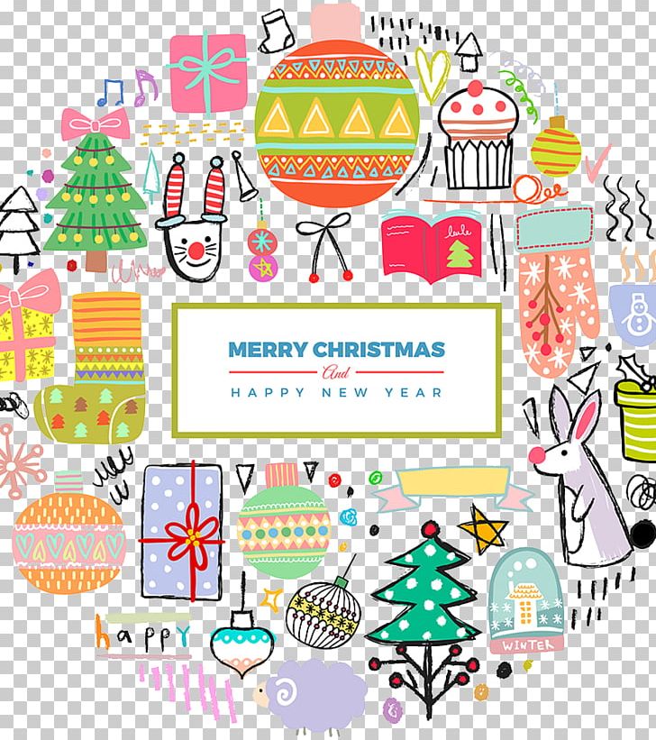 Christmas Cartoon Illustration PNG, Clipart, Advertisement Design, Atmosphere, Cartoon Character, Christmas Frame, Christmas Lights Free PNG Download
