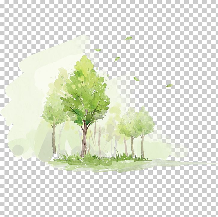 Watercolor Painting Forest PNG, Clipart, Art, Branch, Color Graffiti, Computer Wallpaper, Floral Design Free PNG Download