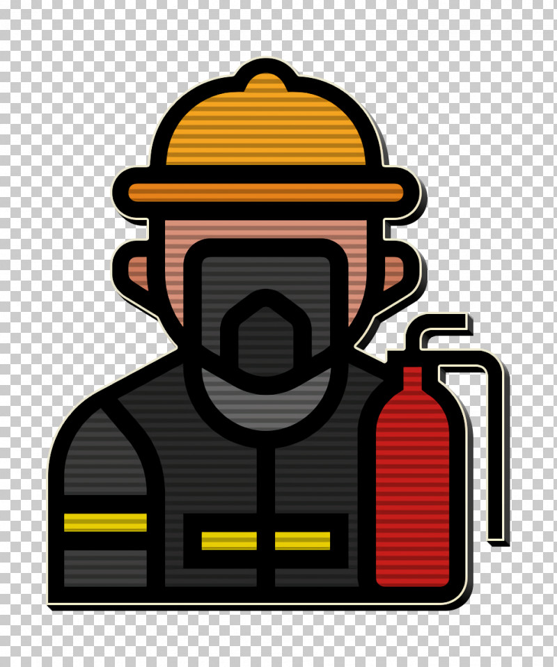 Jobs And Occupations Icon Fireman Icon PNG, Clipart, Fireman Icon, Headgear, Helmet, Jobs And Occupations Icon, Line Free PNG Download