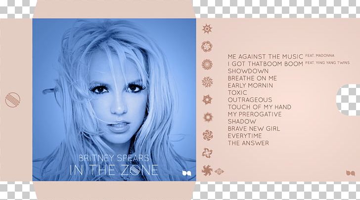 Britney Spears Graphic Design Poster In The Zone Blackout PNG, Clipart, Album, Bangerz, Blackout, Blue, Brand Free PNG Download