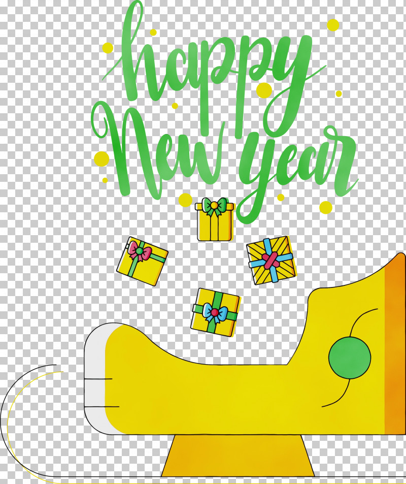 Cartoon Yellow Line Meter Happiness PNG, Clipart, 2021, 2021 Happy New Year, Behavior, Cartoon, Geometry Free PNG Download