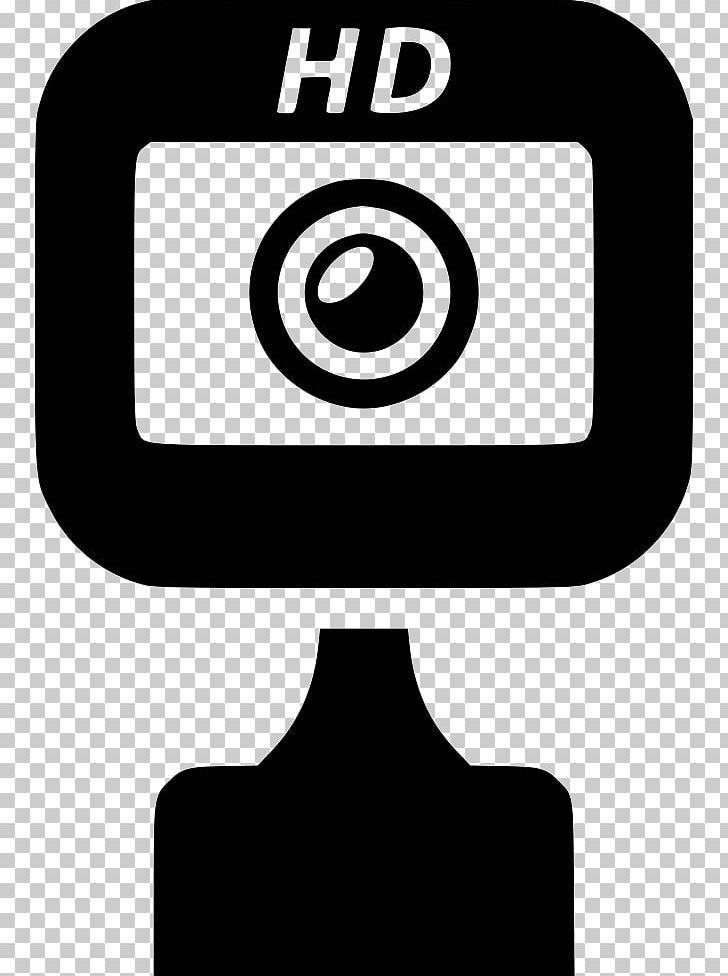 Computer Icons Webcam PNG, Clipart, Area, Black And White, Brand, Camera, Computer Free PNG Download