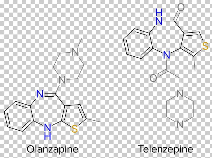 Thienobenzodiazepine Olanzapine Thienotriazolodiazepine Telenzepine Therapy PNG, Clipart, Angle, Area, Atazanavir, Circle, Diagram Free PNG Download