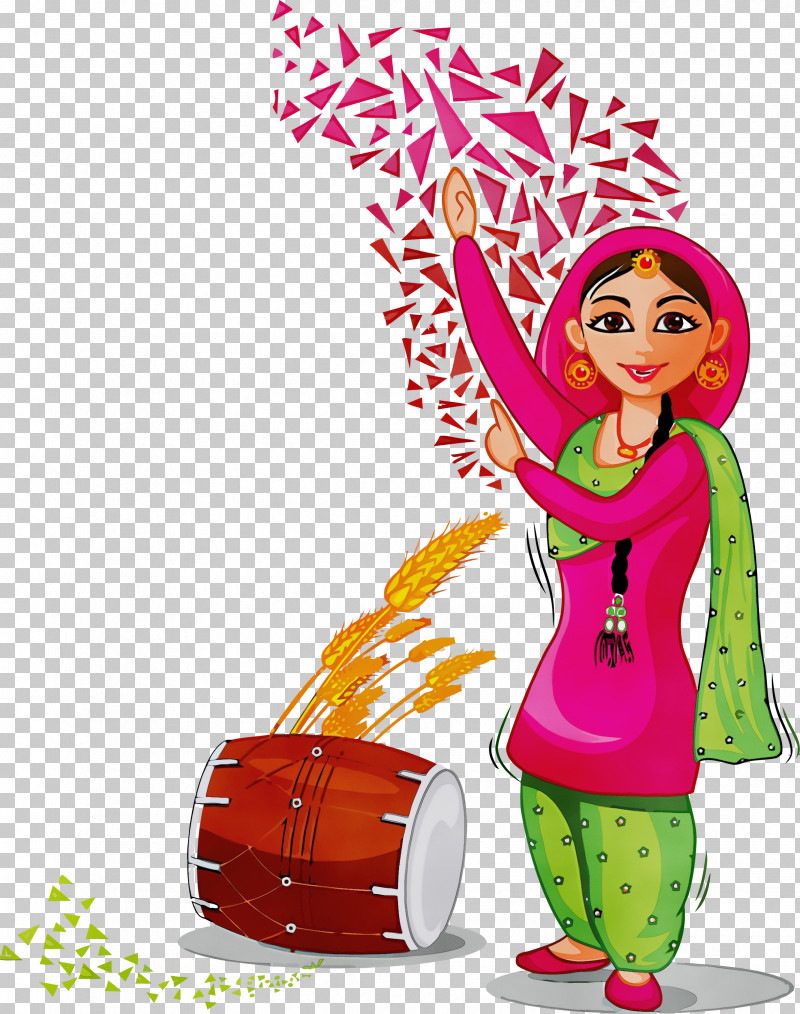 Cartoon PNG, Clipart, Cartoon, Happy Lohri, Lohri, Paint, Watercolor Free PNG Download