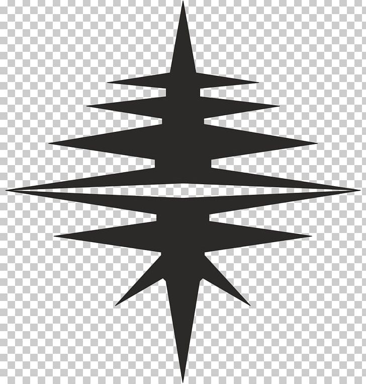 Christmas Tree Line Symmetry Symbol Pattern PNG, Clipart, Angle, Black And White, Christmas, Christmas Tree, Holidays Free PNG Download