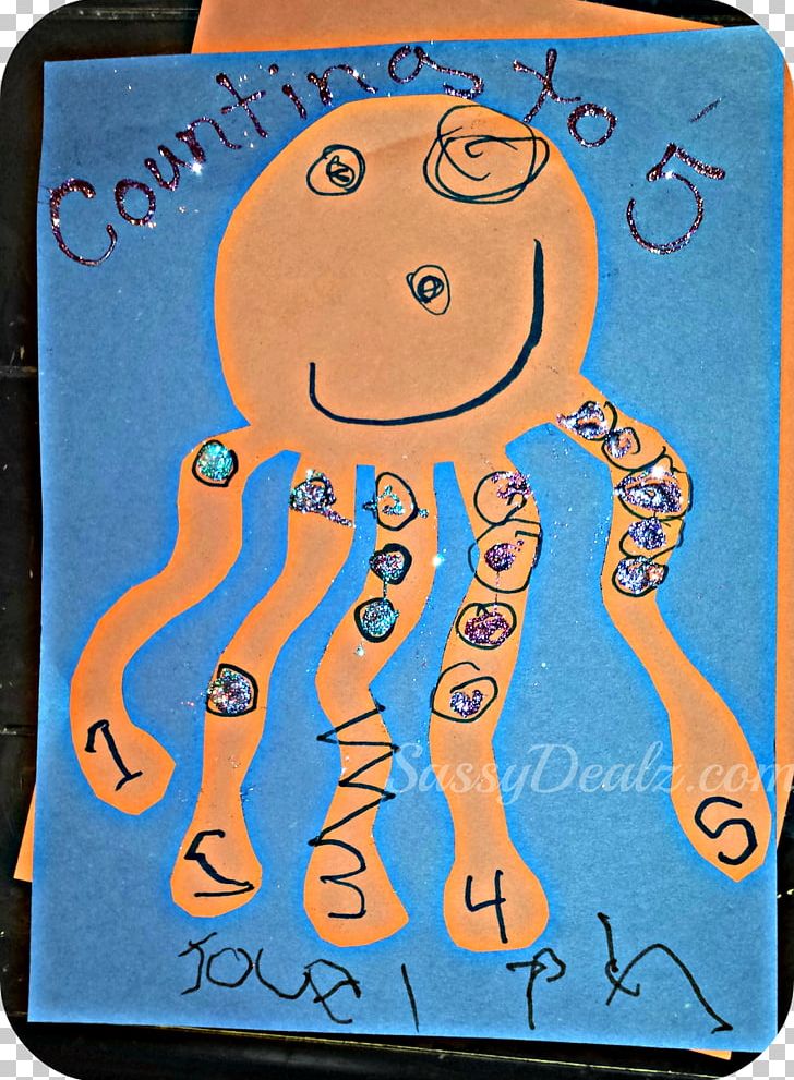 Pre-school Pre-kindergarten Craft Number PNG, Clipart, Area, Art, Blue, Cartoon, Cephalopod Free PNG Download