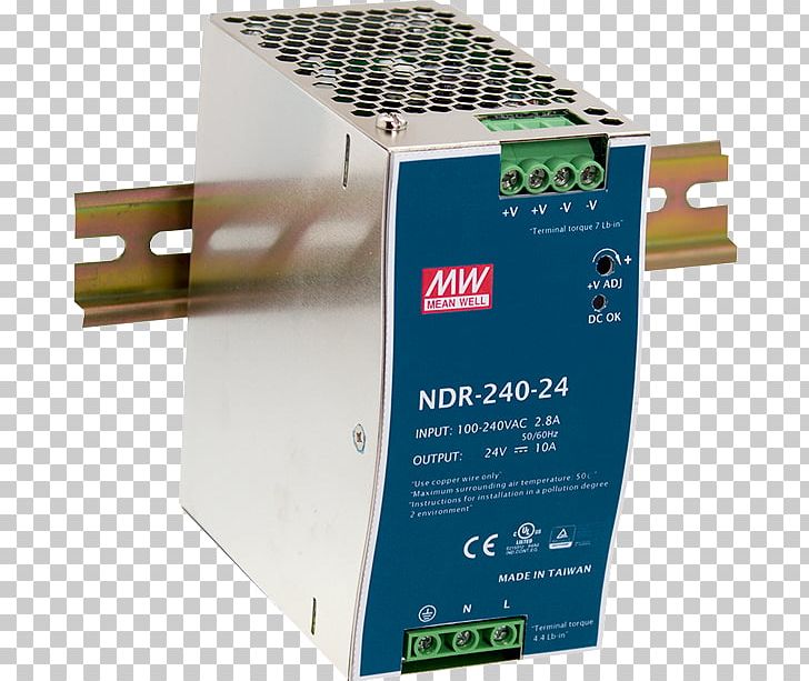 DIN Rail Power Converters MEAN WELL Enterprises Co. PNG, Clipart, Carton, Computer, Electricity, Electronic Device, Electronics Free PNG Download