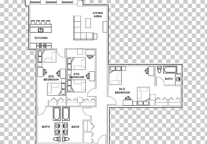 Floor Plan Technical Drawing PNG, Clipart, Angle, Area, Art, Bathroom Plan, Black And White Free PNG Download