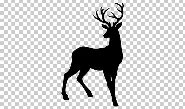 Reindeer Silhouette Antler PNG, Clipart, Antler, Black And White, Cartoon, Deer, Draw Free PNG Download