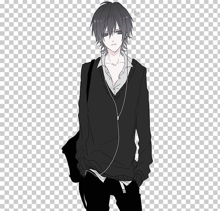 Anime Mangaka Uniform Male Png Clipart Anime Art Black