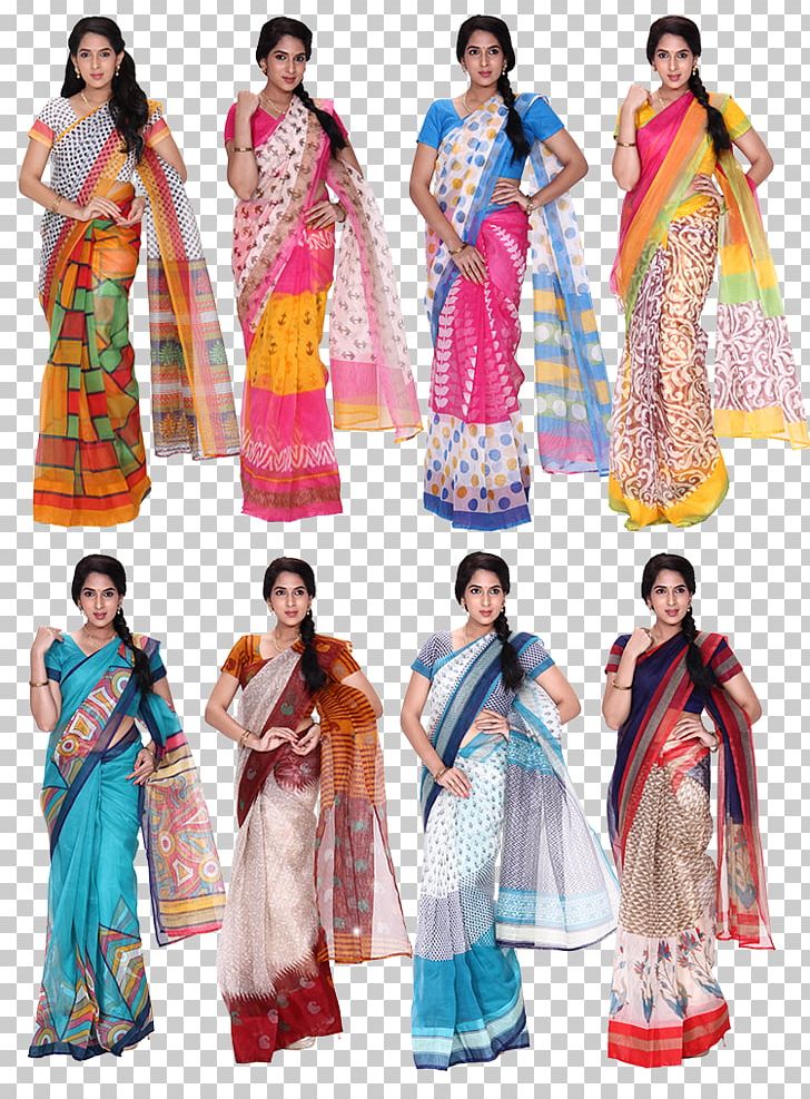 Sari Kota Doria Textile Silk PNG, Clipart, Art Silk, Bhagalpuri Silk, Chiffon, Clothing, Costume Free PNG Download