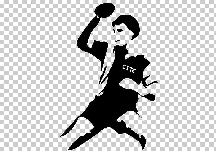 Sport Art Hollywood Table Tennis Club PNG, Clipart, Artwork, Black, Black And White, Coburg Table Tennis Club, Fictional Character Free PNG Download