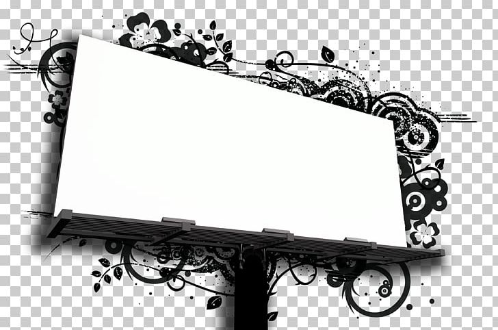 Billboard Advertising PNG, Clipart, Advertising, Billboard, Black And White, Digital Media, Display Device Free PNG Download