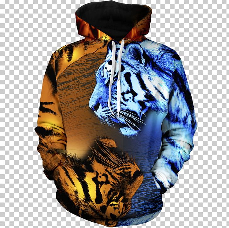 Hoodie Yin And Yang Lion Bengal Tiger Fire PNG, Clipart, Alpha, Animals, Art, Bengal Tiger, Drawing Free PNG Download