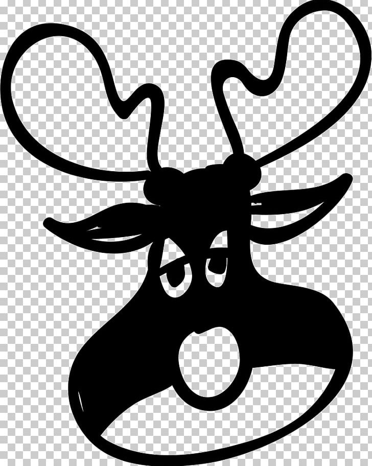 Reindeer PNG, Clipart, Animal, Animals, Artwork, Black And White, Cartoon Free PNG Download