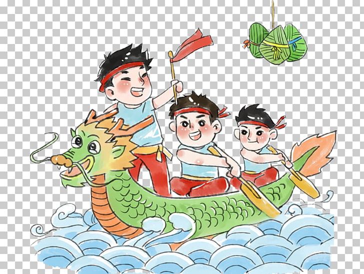 Zongzi Dragon Boat Festival Illustration PNG, Clipart, Animation, Art, Ball, Cartoon, Cartoon Character Free PNG Download