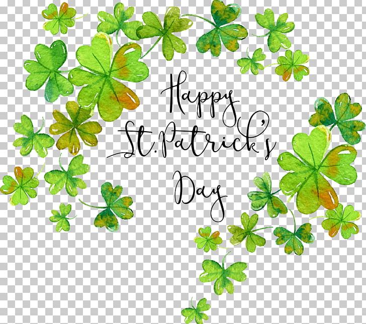 Ireland Saint Patricks Day Clover Irish People Euclidean PNG, Clipart, Branch, Clover Vector, Download, Encapsulated Postscript, Flower Free PNG Download
