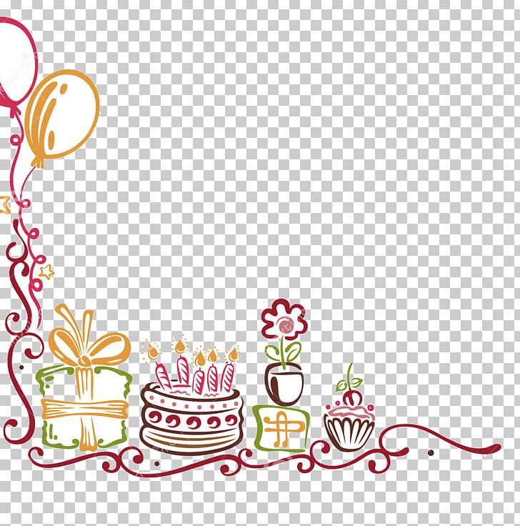 Birthday Cake Party Happy Birthday To You PNG, Clipart, Area, Balloon, Birthday, Birthday Cake, Border Free PNG Download