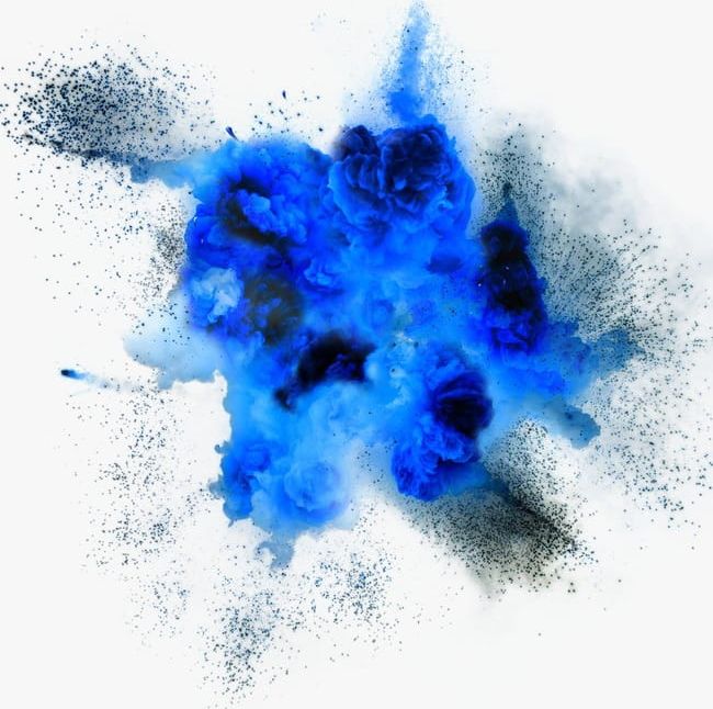 Creative Design Blue Smoke Explosion PNG, Clipart, Background, Beautiful, Beautiful Blue, Blasting, Blue Free PNG Download