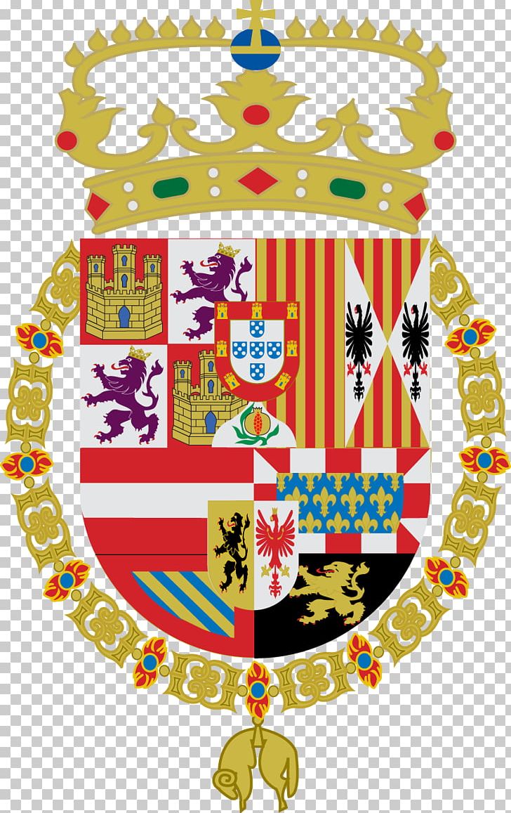 Habsburg Spain Coat Of Arms Of Spain Coat Of Arms Of The King Of Spain Escutcheon PNG, Clipart, Area, Art, Charles V, Coat Of Arms, Crest Free PNG Download