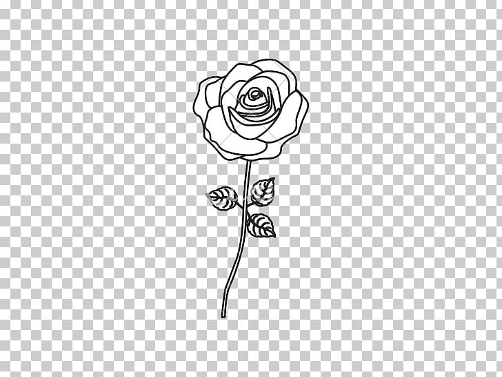 Rose Flower Floral Design PNG, Clipart, Art, Artwork, Black, Black And White, Branch Free PNG Download