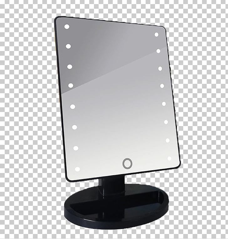 Mirror LED Lamp Lampe De Bureau PNG, Clipart, Angle, Beauty Tools, Charge, Computer Monitor Accessory, Cosmetics Free PNG Download