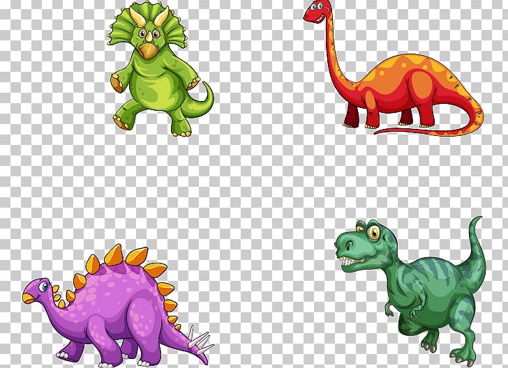 Dinosaur Tyrannosaurus Triceratops PNG, Clipart, Cartoon, Dinosaur Vector, Encapsulated Postscript, Fauna, Fictional Character Free PNG Download