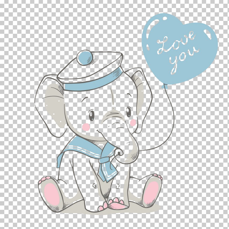 Elephant PNG, Clipart, Cartoon, Drinkware, Elephant, Heart, Tableware Free PNG Download