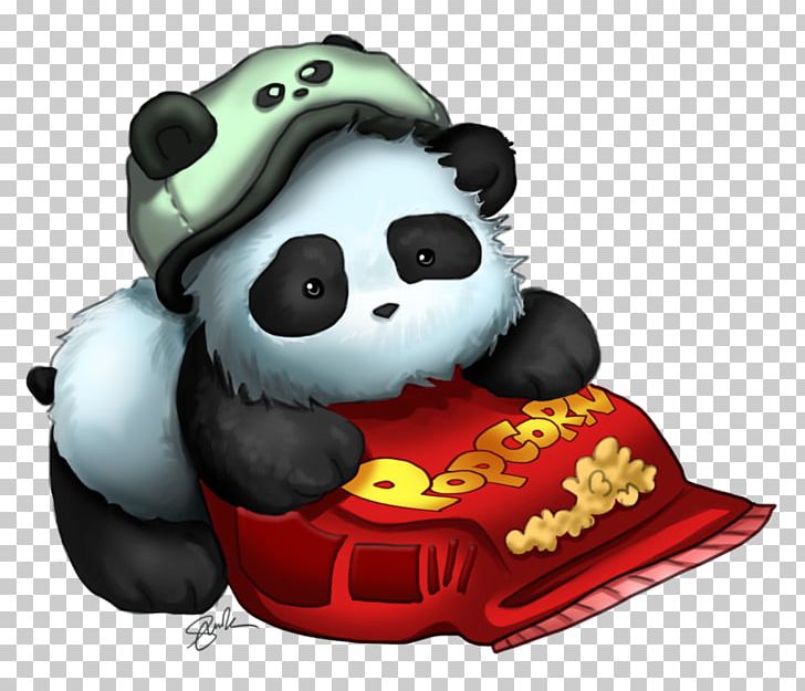Giant Panda Popcorn PNG, Clipart, Art, Cuteness, Download, Drawing, Food Drinks Free PNG Download