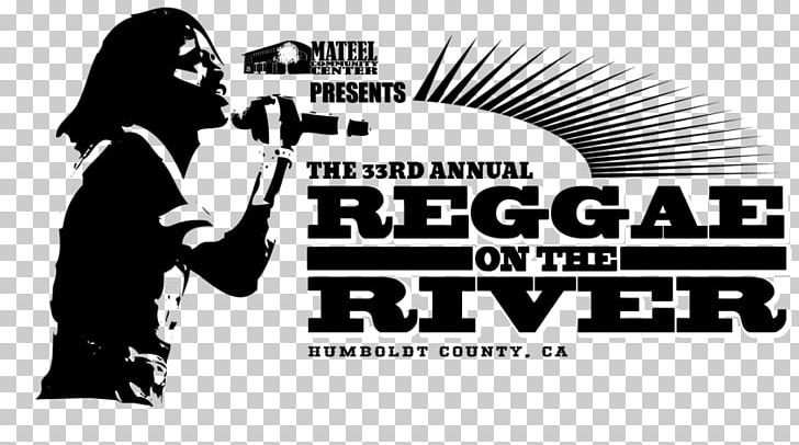 Reggae On The River Festival Microphone Logo PNG, Clipart, Advertising, Behavior, Black And White, Brand, Calendar Free PNG Download